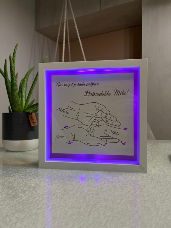 3D okvir za narukvice iz rodilišta