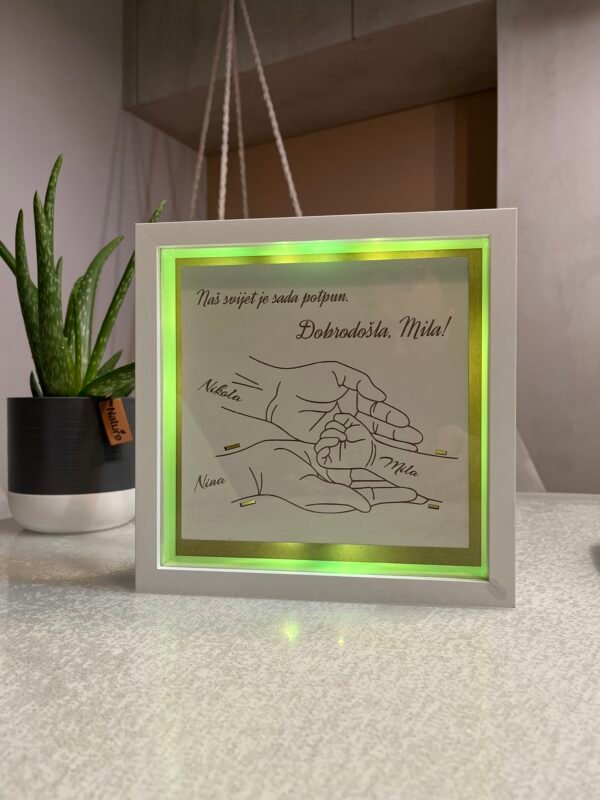 3D okvir za narukvice iz rodilišta