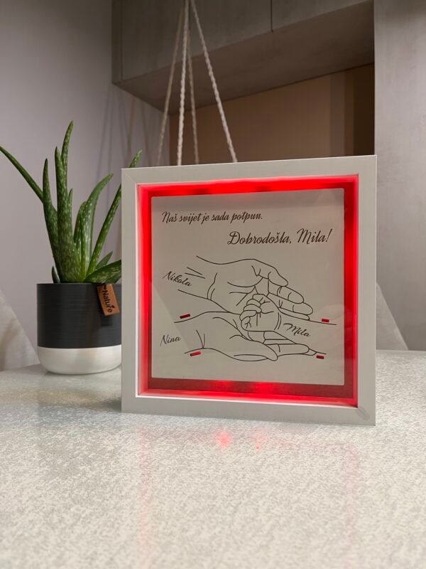 3D okvir za narukvice iz rodilišta