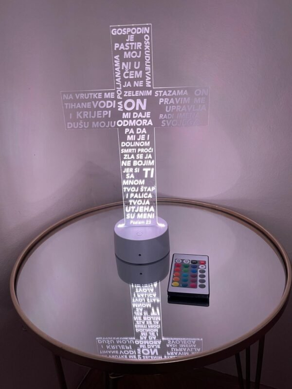 LED lampa – “Gospodin je pastir moj”