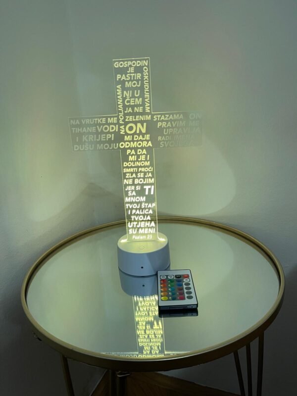 LED lampa – “Gospodin je pastir moj”